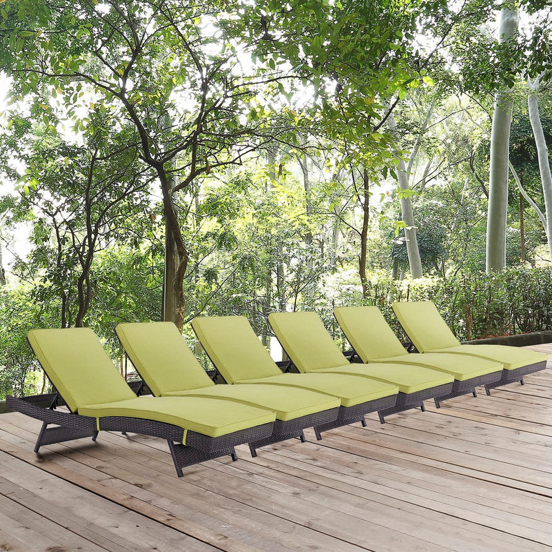 Modway Furniture Outdoor Seating Chaises EEI-2430-EXP-PER-SET IMAGE 5