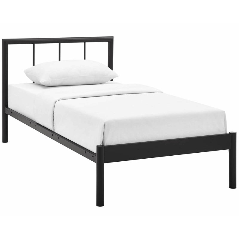 Modway Furniture Twin Bed Frame MOD-5543-BRN-SET IMAGE 2