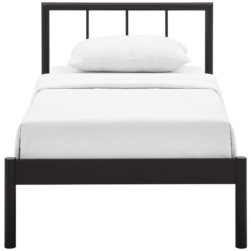 Modway Furniture Twin Bed Frame MOD-5543-BRN-SET IMAGE 4