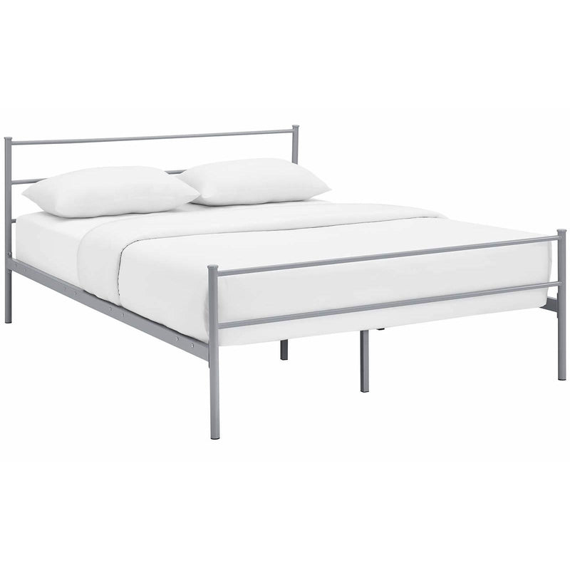 Modway Furniture Full Bed Frame MOD-5552-GRY-SET IMAGE 2