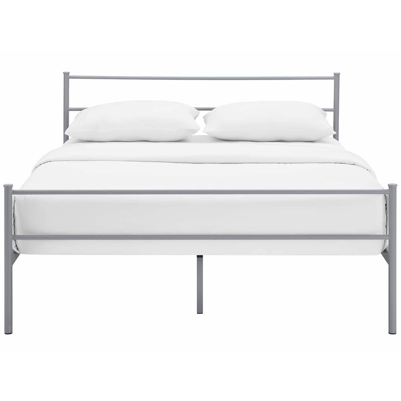 Modway Furniture Full Bed Frame MOD-5552-GRY-SET IMAGE 4