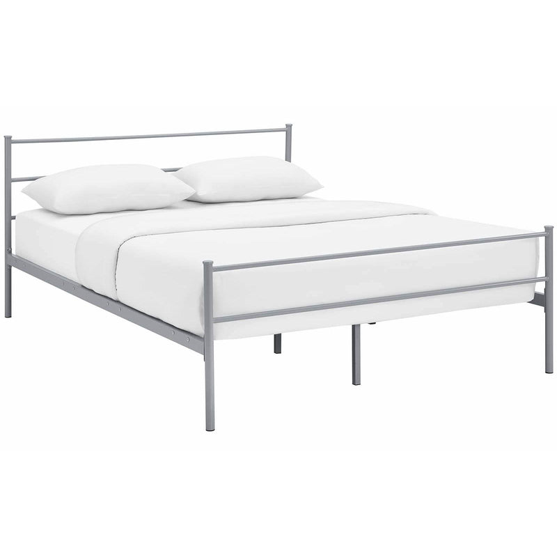 Modway Furniture Queen Bed Frame MOD-5553-GRY-SET IMAGE 2