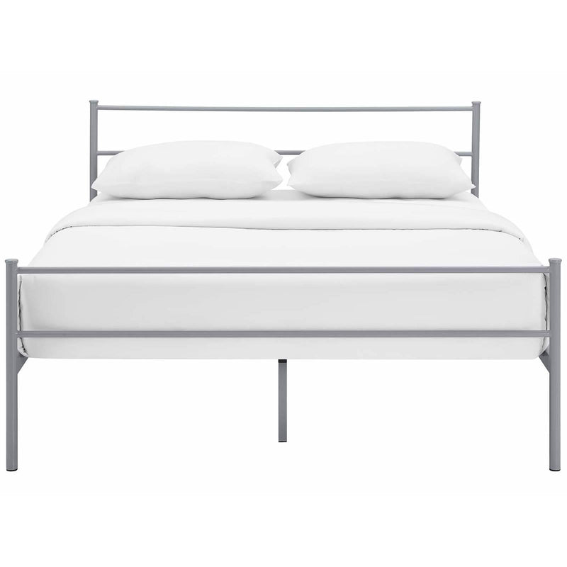 Modway Furniture Queen Bed Frame MOD-5553-GRY-SET IMAGE 4