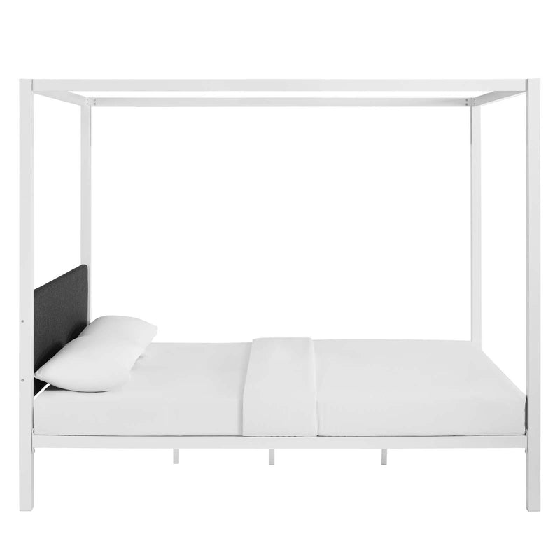 Modway Furniture Queen Bed Frame MOD-5570-WHI-GRY IMAGE 3