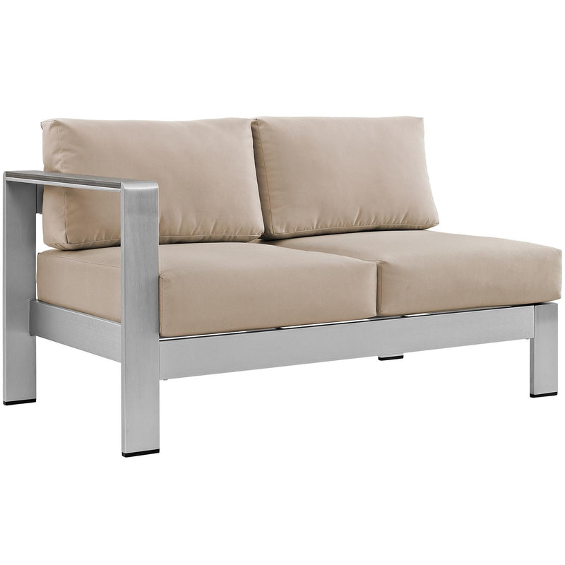 Modway Furniture Outdoor Seating Sets EEI-2563-SLV-BEI IMAGE 2