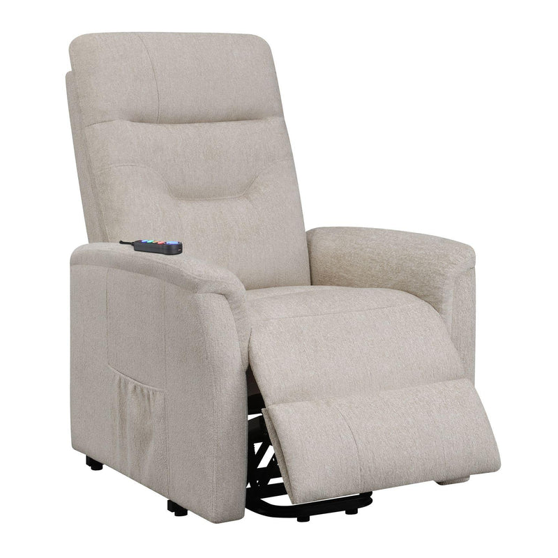 Coaster Furniture Fabric Lift Chair with Heat and Massage 609405P IMAGE 7