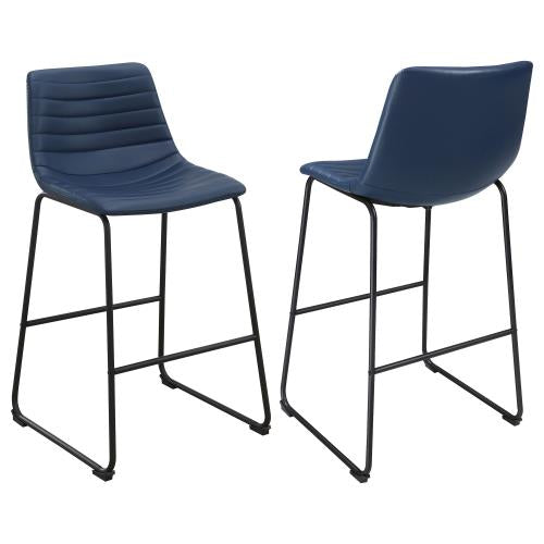 107208 Blue Counter Stool