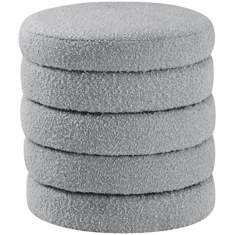 Meridian Home Decor Stools 153Grey IMAGE 1