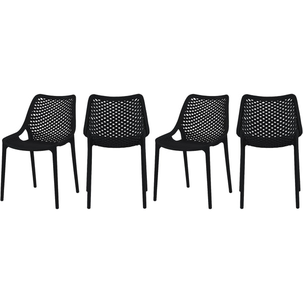 Meridian Outdoor Seating Dining Chairs 328Black IMAGE 1