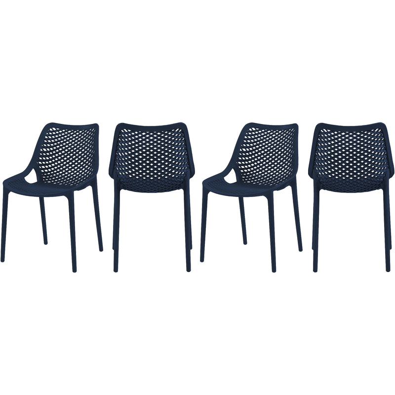 Meridian Outdoor Seating Dining Chairs 328Navy IMAGE 1