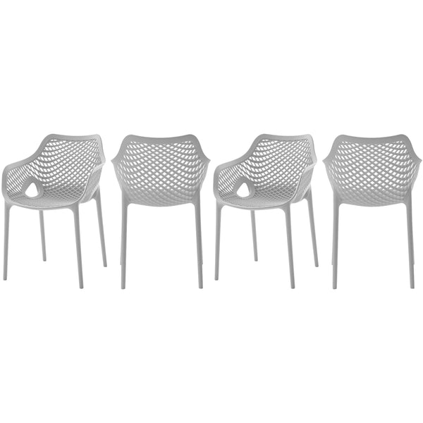 Meridian Outdoor Seating Dining Chairs 329Grey IMAGE 1