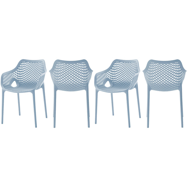 Meridian Outdoor Seating Dining Chairs 329SkyBlue IMAGE 1