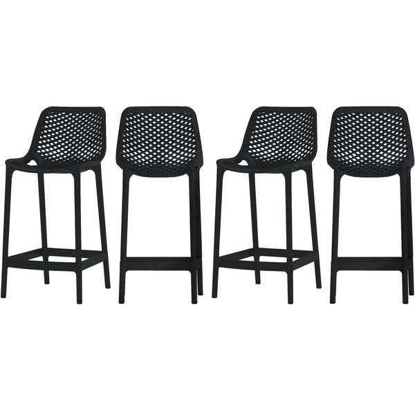 Meridian Outdoor Seating Stools 330Black IMAGE 1