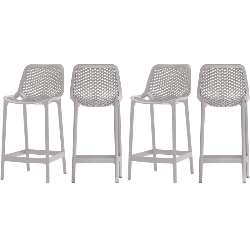 Meridian Outdoor Seating Stools 330Grey IMAGE 1