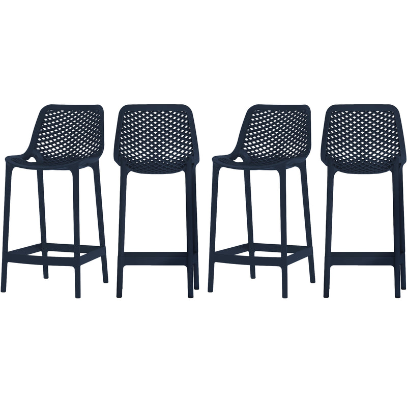 Meridian Outdoor Seating Stools 330Navy IMAGE 1