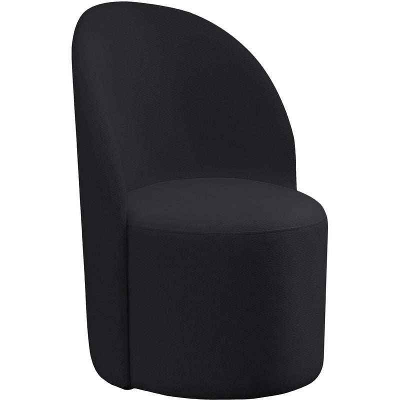 Meridian Hautely Stationary Fabric Accent Chair 528Black IMAGE 1