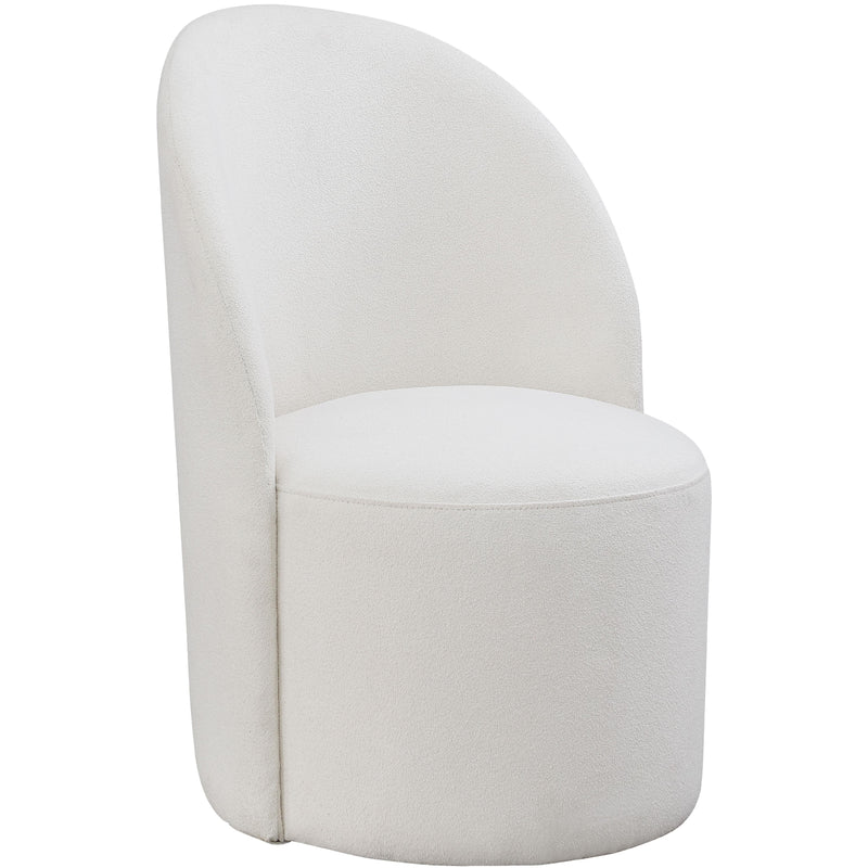 Meridian Hautely Stationary Fabric Accent Chair 528Cream IMAGE 1