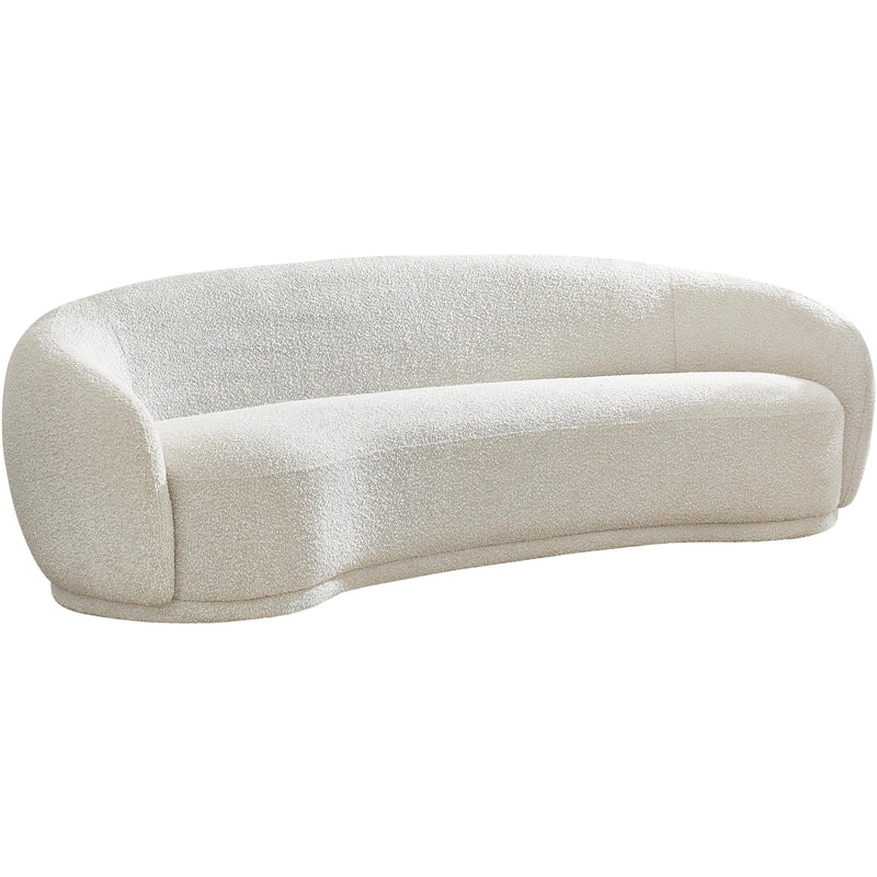 Meridian Hyde Stationary Fabric Sofa 693Cream-S IMAGE 1