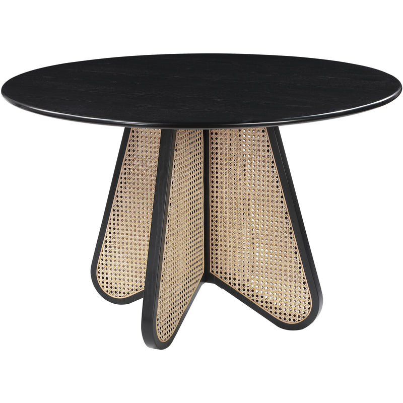 Meridian Round Butterfly Dining Table 705Black-T IMAGE 1