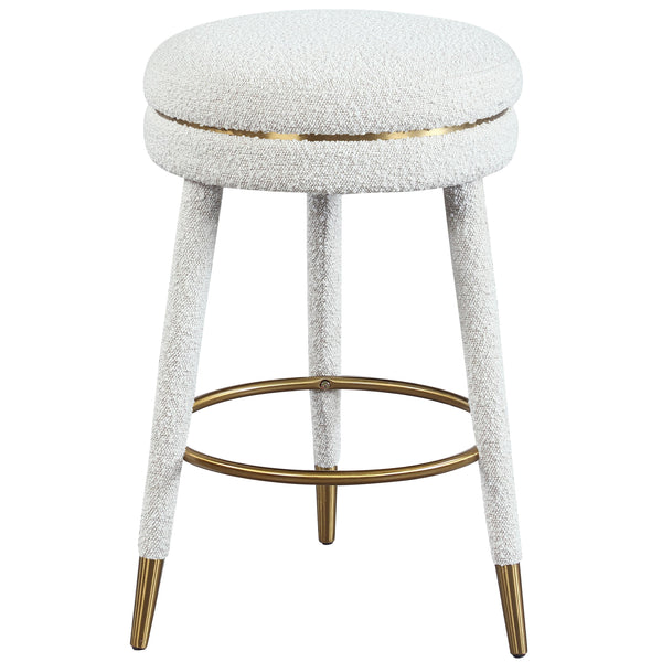 Meridian Coral Stool 723Cream IMAGE 1