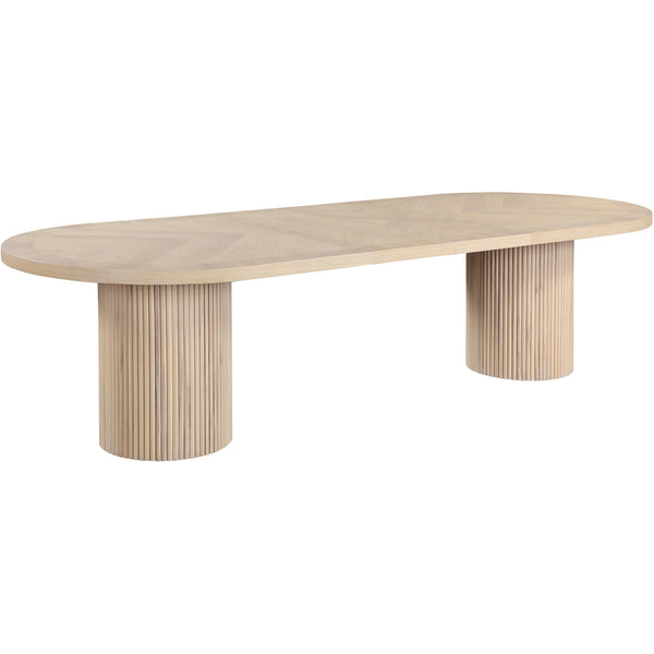 Meridian Oval Belinda Dining Table 725Oak-T IMAGE 1