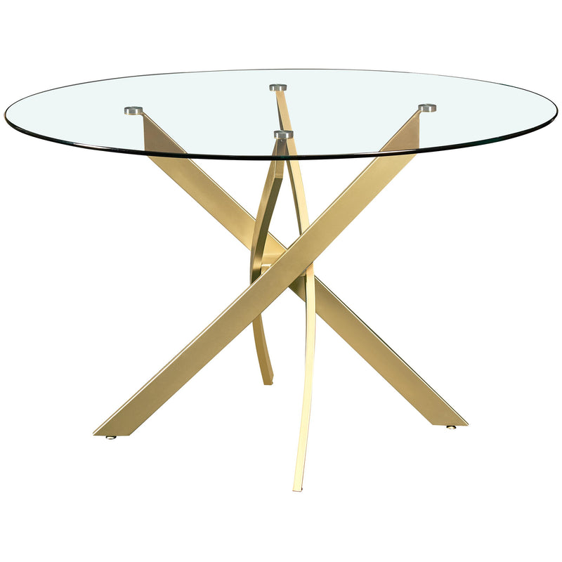 Meridian Round Xander Dining Table 984-T IMAGE 1