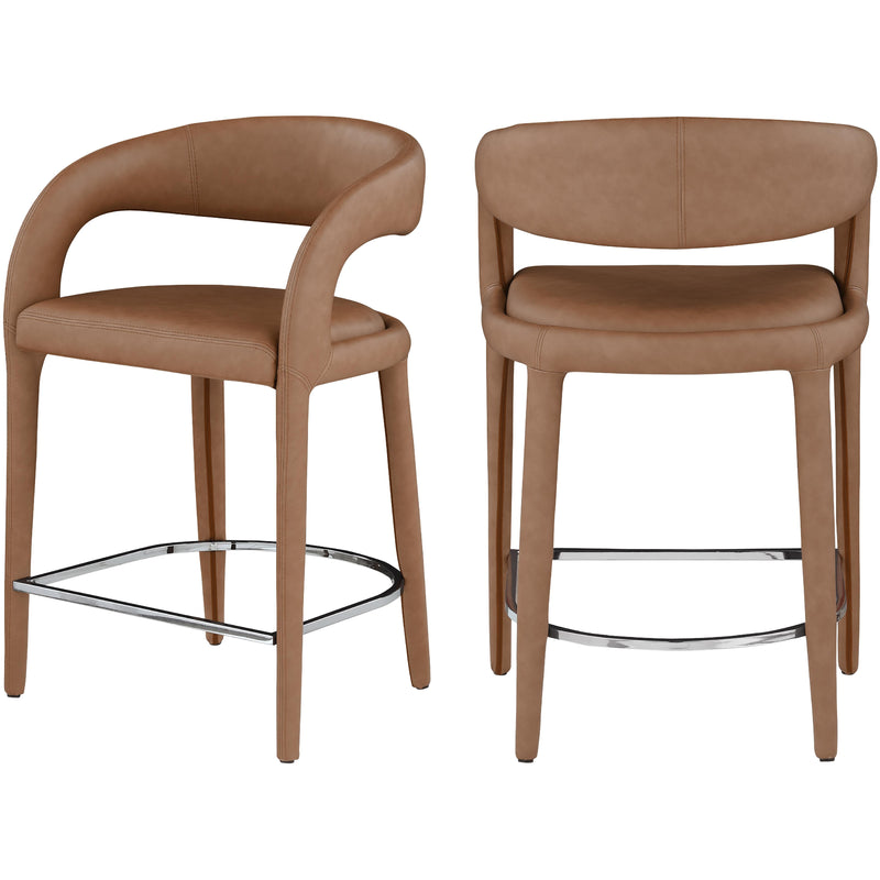 Meridian Sylvester Stool 989Brown-C IMAGE 1