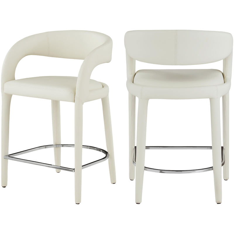 Meridian Sylvester Stool 989Cream-C IMAGE 1