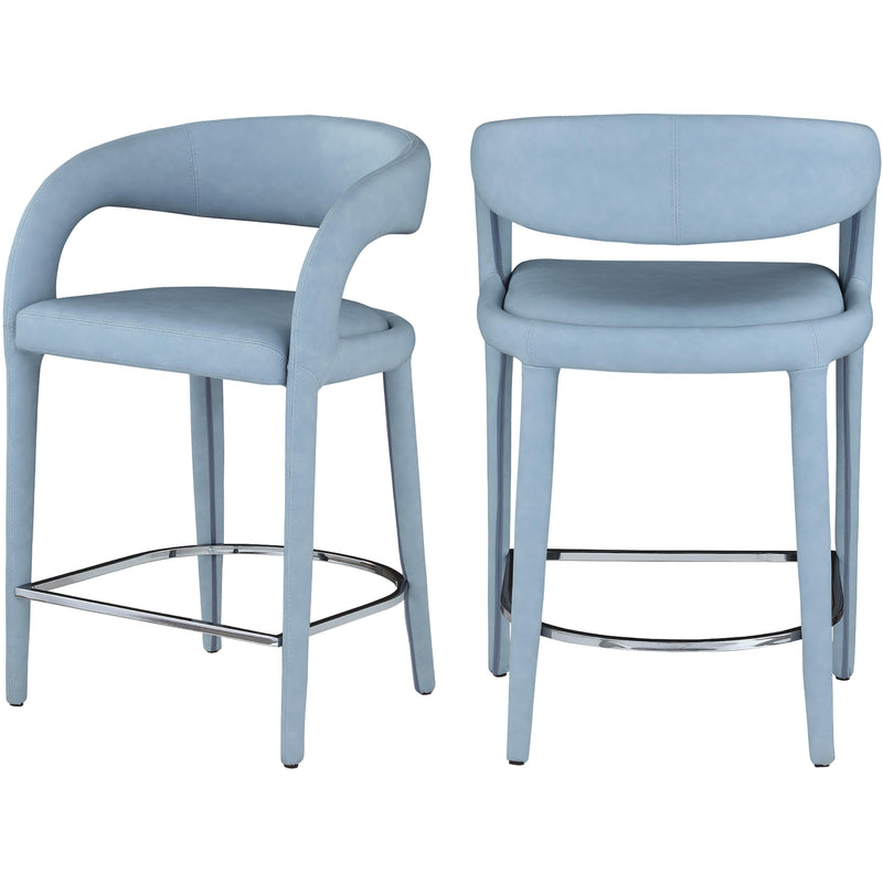 Meridian Sylvester Stool 989LtBlu-C IMAGE 1