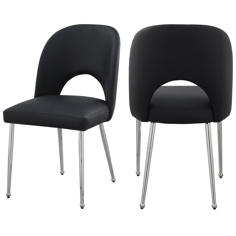 Meridian Logan Dining Chair 999Black-C IMAGE 1