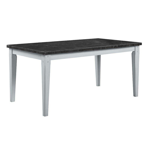 Acme Furniture Lanton Dining Table with Marble Top DN01451 IMAGE 1