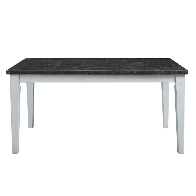 Acme Furniture Lanton Dining Table with Marble Top DN01451 IMAGE 2