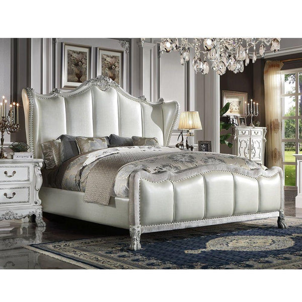 Acme Furniture Dresden California King Upholstered Panel Bed BD01672CK IMAGE 1