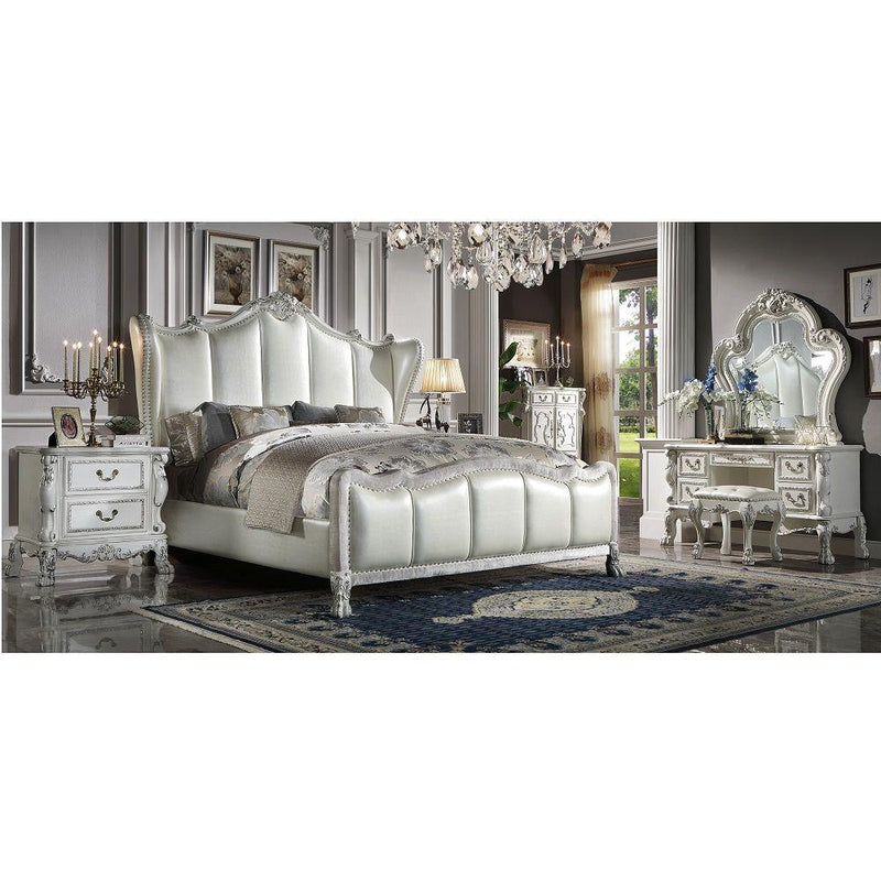 Acme Furniture Dresden California King Upholstered Panel Bed BD01672CK IMAGE 2