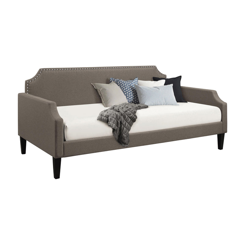 Coaster Furniture Olivia 300636 Upholstered Twin Daybed with Nailhead Trim - Grey IMAGE 1