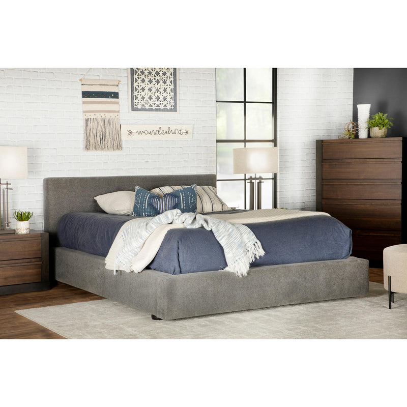 Coaster Furniture Gregory Full Upholstered Platform Bed 316020F IMAGE 2