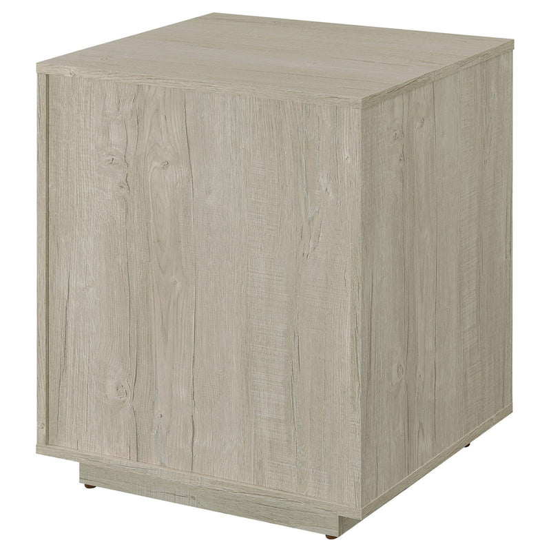 Coaster Furniture Loomis 805882 3-drawer Square File Cabinet - Whitewashed Grey IMAGE 10