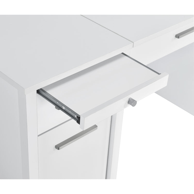 Coaster Furniture Dylan 801573 4-Drawer Lift Top Office Desk - White IMAGE 5