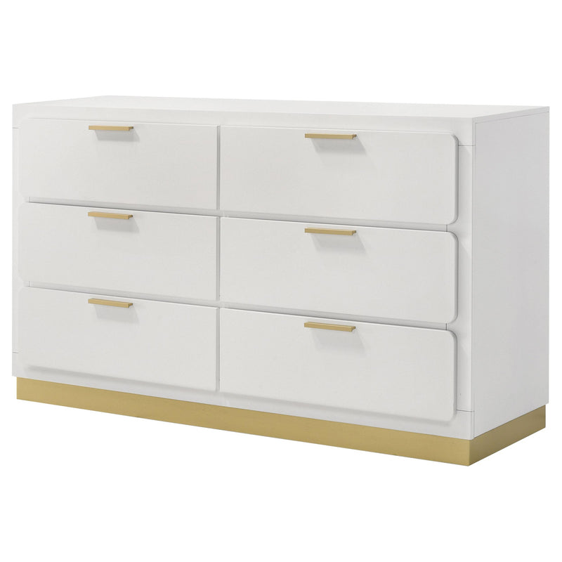 Coaster Furniture Caraway 6-Drawer Dresser 224773 IMAGE 4