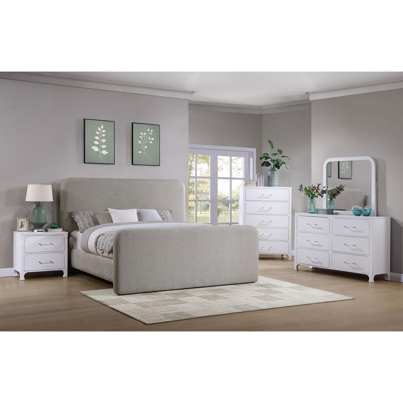 Coaster Furniture Wren King Upholstered Platform Bed 302052KE IMAGE 5