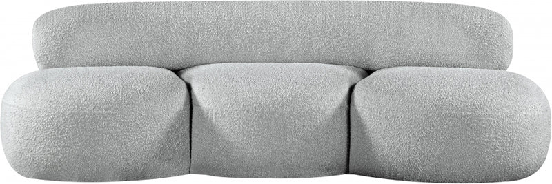 140GREY-S Venti Boucle Fabric Sofa