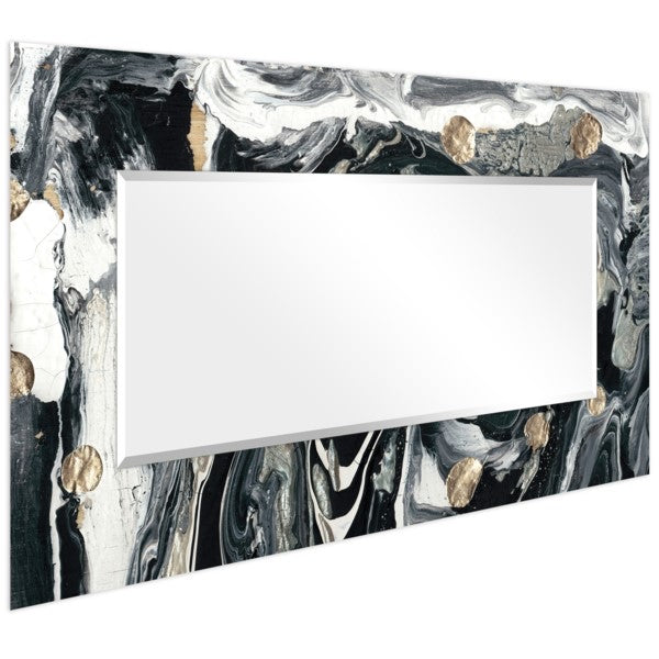 Empire Art Direct Tam-126874-7236 Ebony&Ivory Mirror