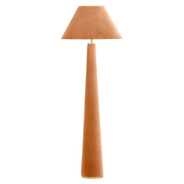 TOV-G18630 Graham Terracotta Velvet Floor Lamp