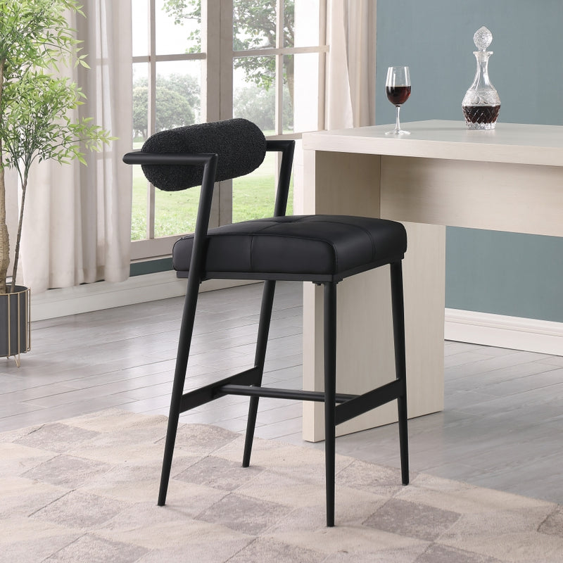 992 BLACK- C Dario Vegan Leather Dining Chair