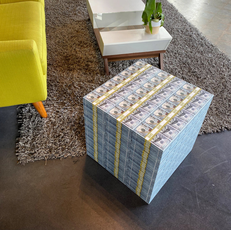 Money Table -  Matte Finish Cube