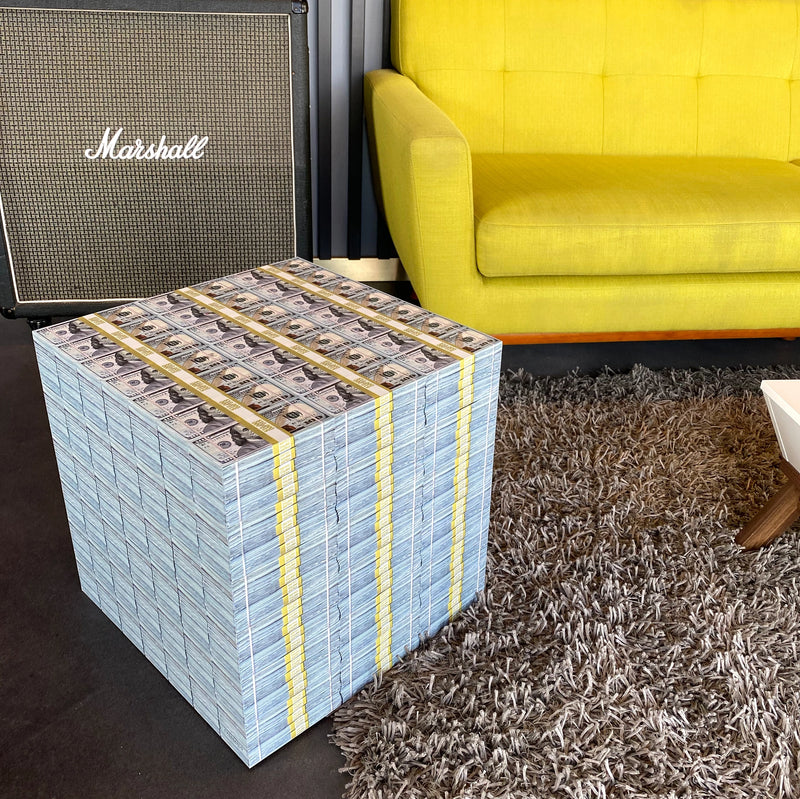 Money Table -  Matte Finish Cube