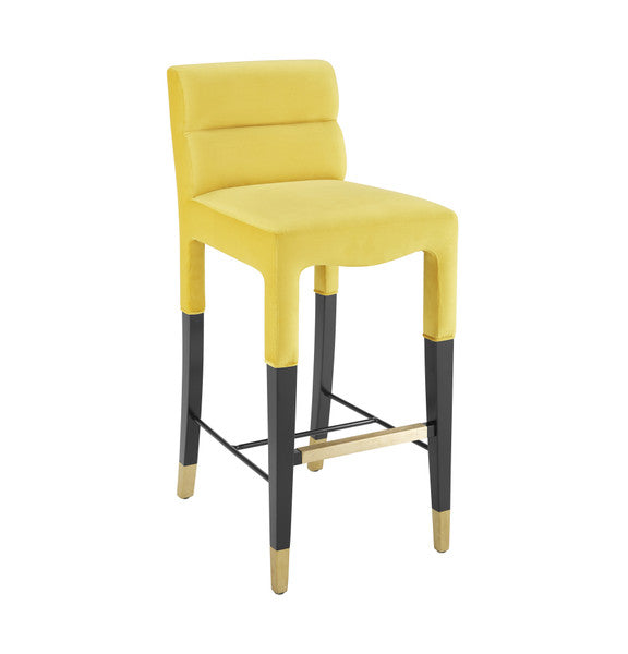 Taylor Burnt Gold Velvet Barstool TOV-D6450