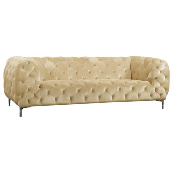 Meridian Mercer Stationary Fabric Sofa 646BE-S IMAGE 1