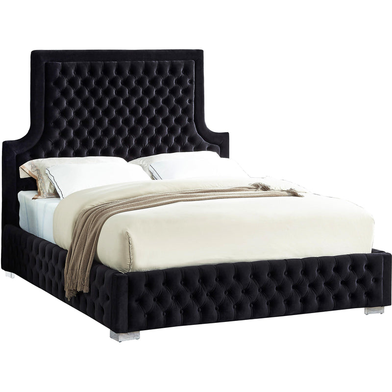 Meridian Sedona King Upholstered Platform Bed SedonaBlack-K IMAGE 1