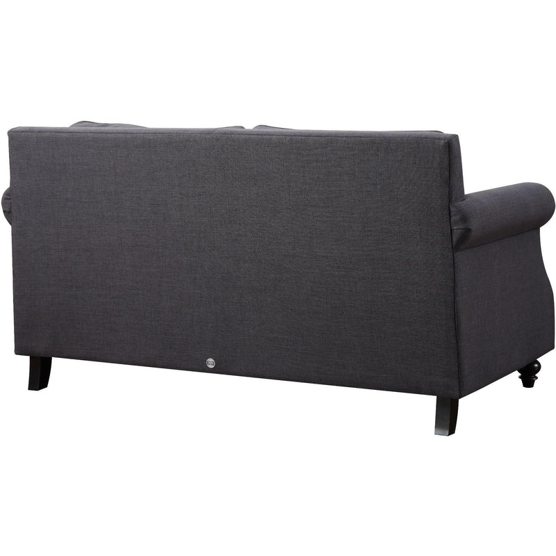 TOV Furniture Camden Stationary Fabric Loveseat TOV-63801-2-Grey IMAGE 3